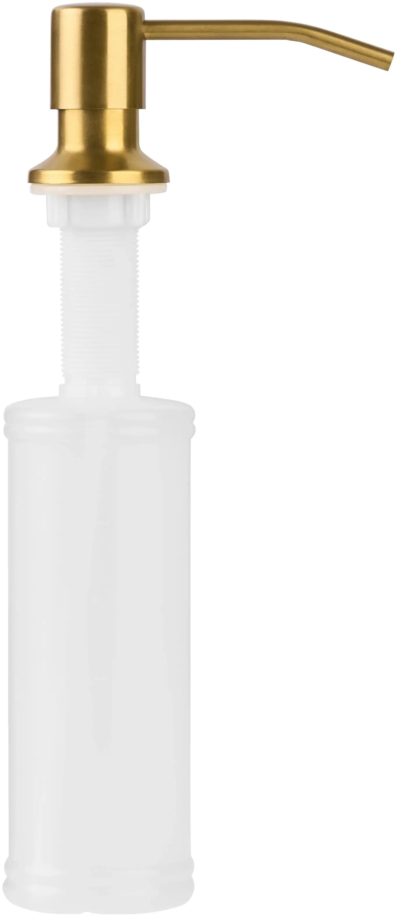 Chiuveta de bucatarie cu baterie si dozator Fabiano Nano PVD 60x45 (Gold)