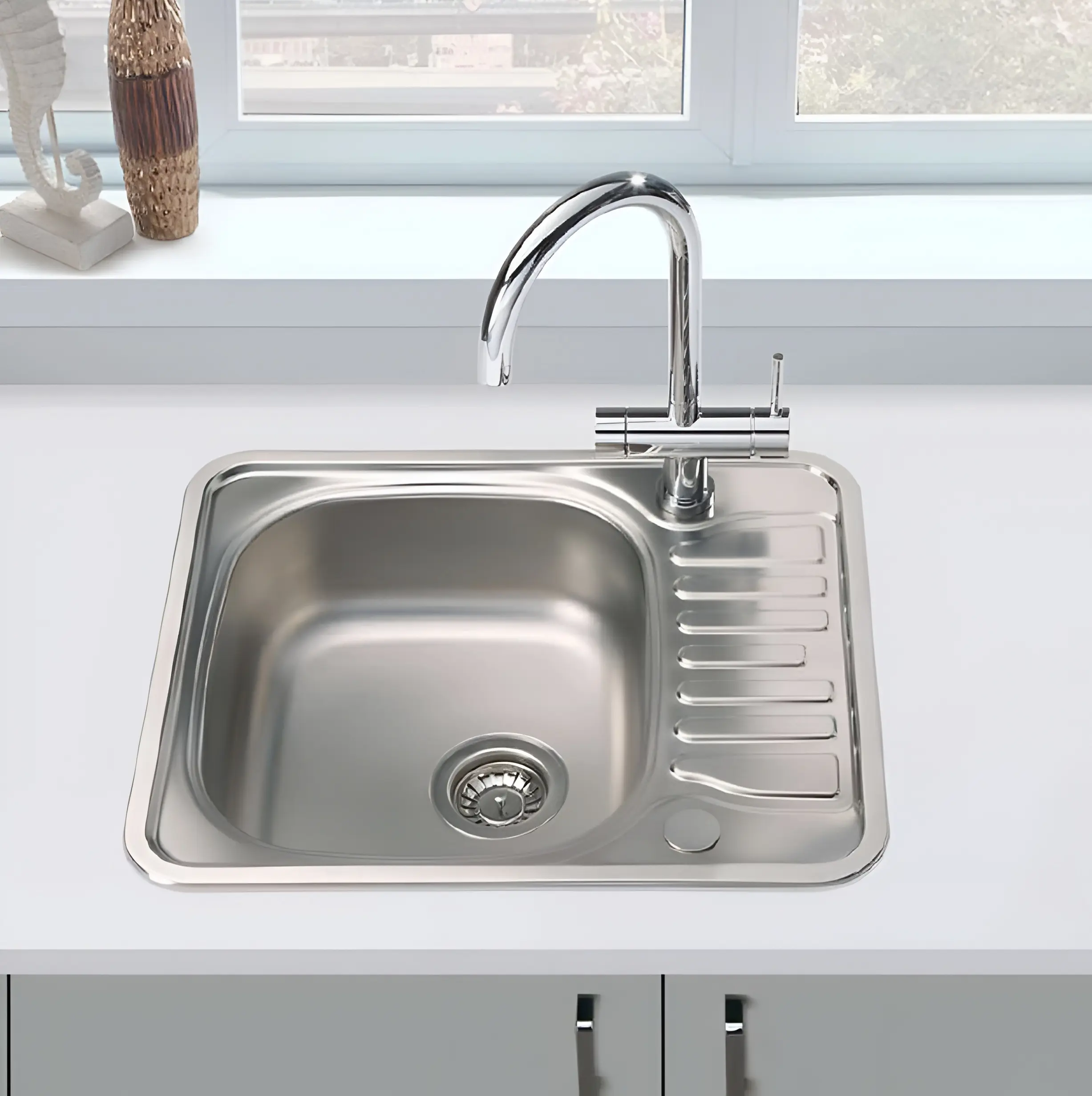 Мойка Fabiano 58х48cm R (Inox)