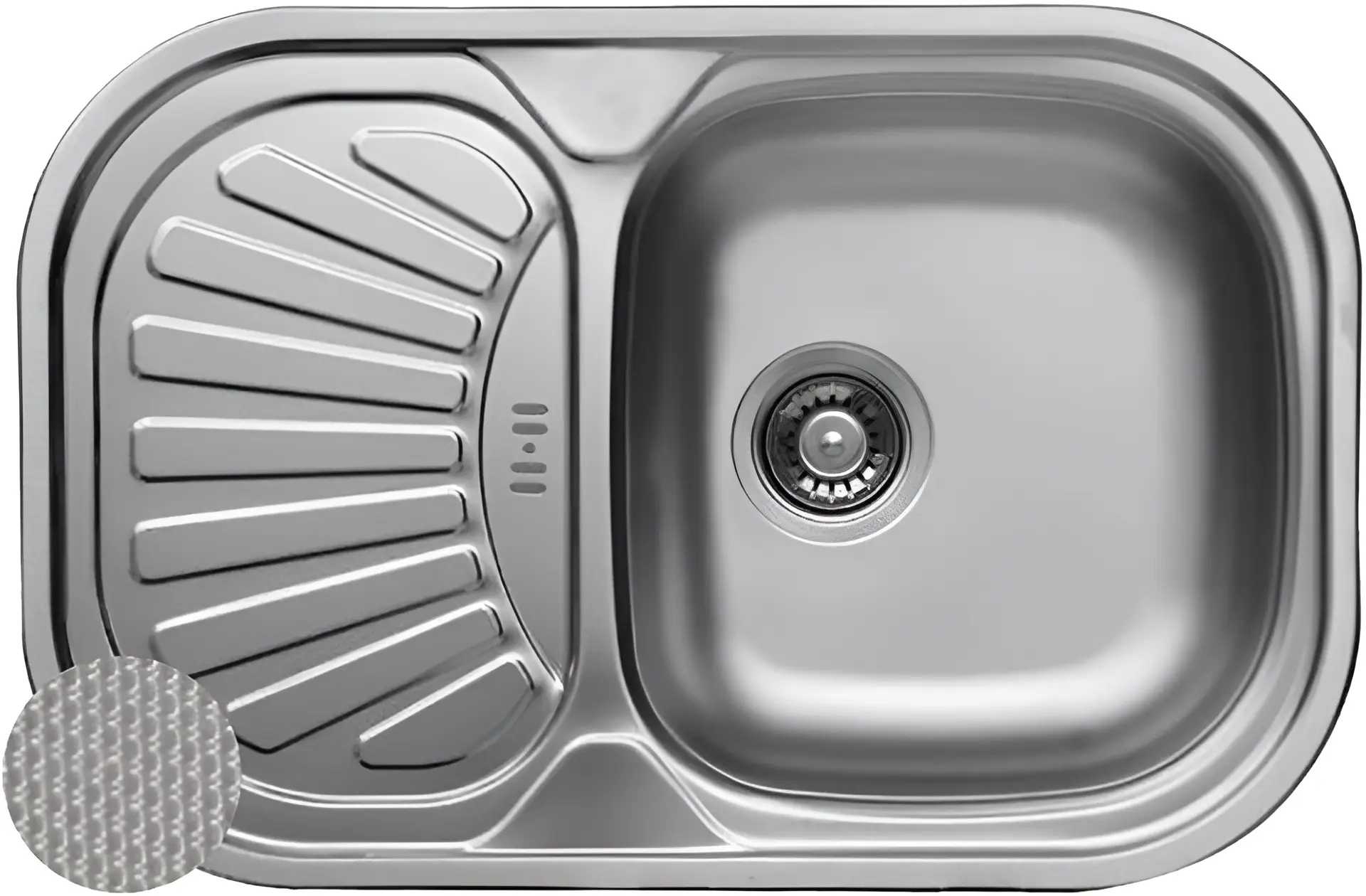 Chiuveta Fabiano 75x49cm R (Inox)