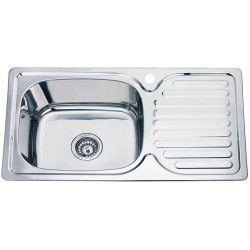 Мойка Fabiano 76x42cm L (Inox) Thumb