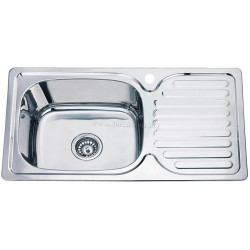 Chiuveta Fabiano 76x42cm R (Inox)
