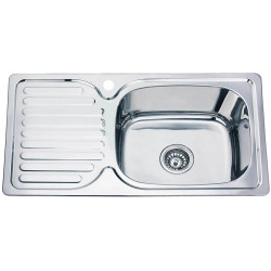 Chiuveta Fabiano 76x42cm R (Inox) Thumb