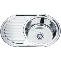 Chiuveta Fabiano 77x50cm L (Inox)