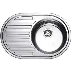 Chiuveta Fabiano 77x50cm L (Inox) Thumb