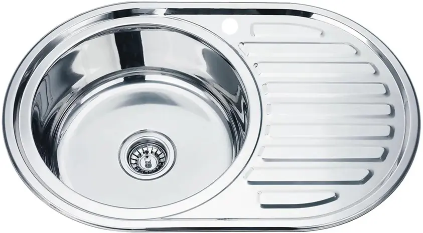 Chiuveta Fabiano 77x50cm R (Inox)