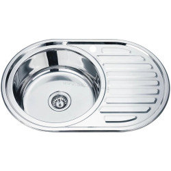 Chiuveta Fabiano 77x50cm R (Inox)