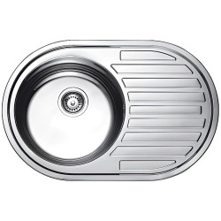 Chiuveta Fabiano 77x50cm R (Inox) Thumb