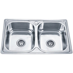 Chiuveta Fabiano 78x48cm (Inox)