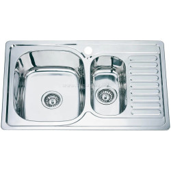 Мойка Fabiano 78x50cm R (Inox)