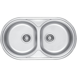 Chiuveta Fabiano 79x44cm L (Inox) Thumb