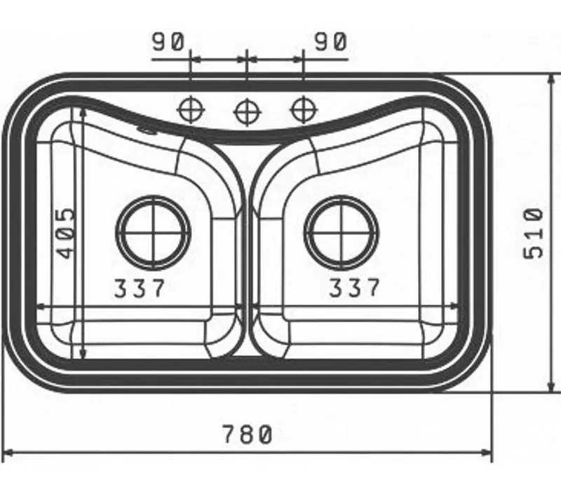 Chiuveta Florentina Krit 780A (Beige)
