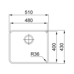 Кухонная мойка Franke Aton ANX 110-48 (Inox) Thumb