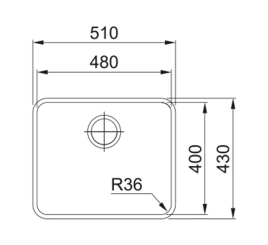 Кухонная мойка Franke Aton ANX 110-48 (Inox) - 3