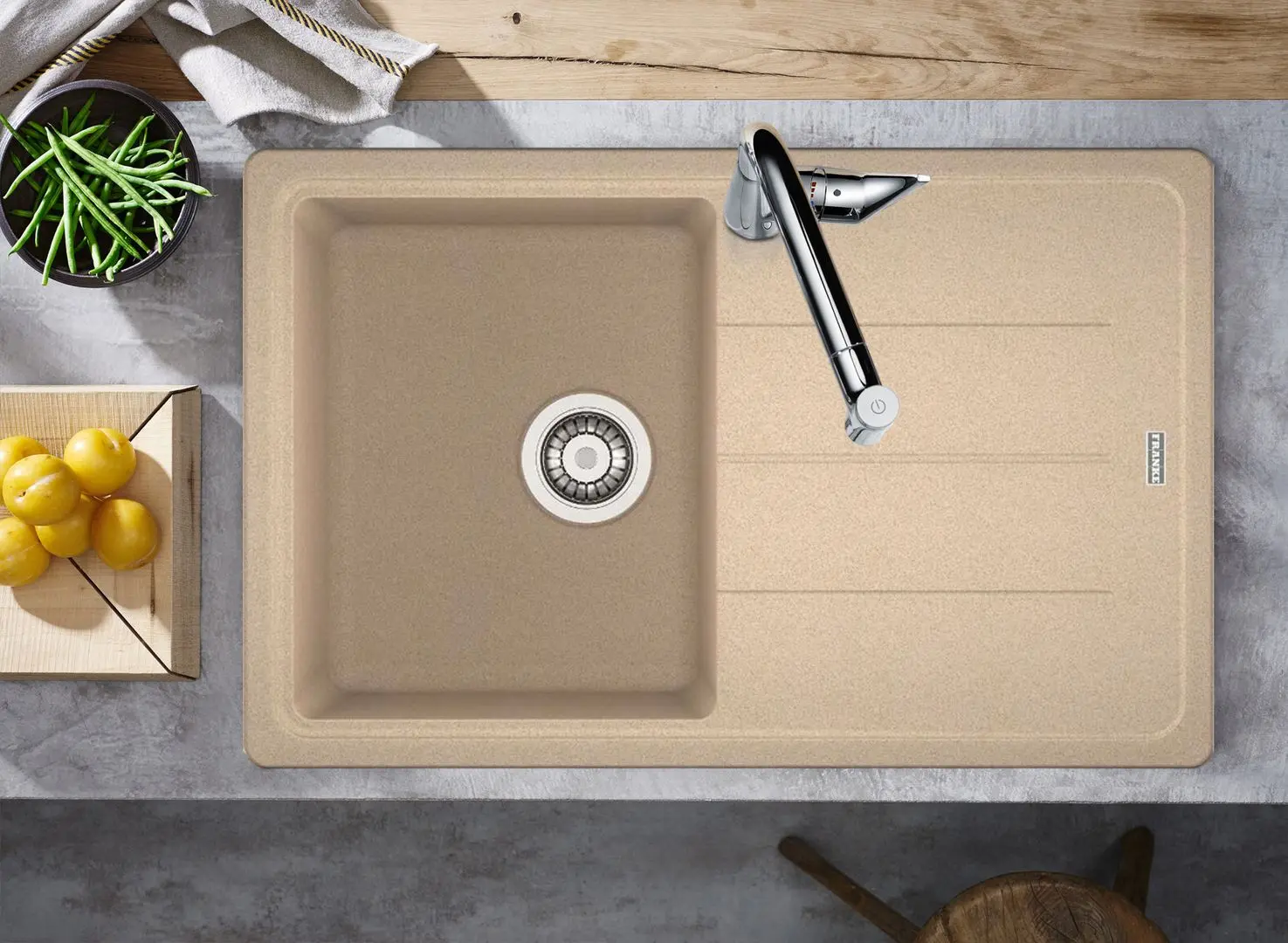 Chiuveta Franke Basis BFG 611-78 (Beige)