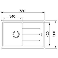 Chiuveta Franke Basis BFG 611-78 (Beige) Thumb