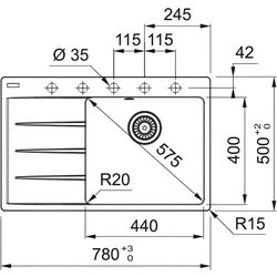 Chiuveta Franke Centro CNG 611-78 114.0633.143 (Black) Thumb