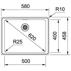 Кухонная мойка Franke Frames FSX 210 TPL (Inox) Thumb
