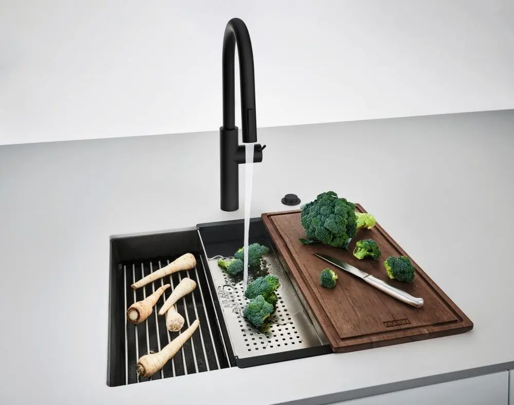 Chiuveta Franke Kubus 2 KNG 110-52 125.0718.450 (Matte Black)