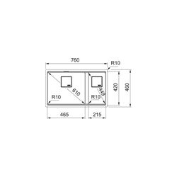 Кухонная мойка Franke Kubus 2 KNG 160-46-21 (Matte Black) Thumb