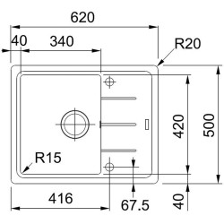 Chiuveta Franke Maris BFG 611-62 114.0661.557 (Black) Thumb
