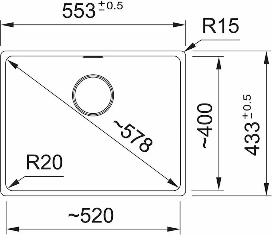 Chiuveta Franke Maris MRG 110-52 125.0714.195 (Slate Grey)
