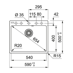 Кухонная мойка Franke Maris MRG 610-54 (Black) Thumb