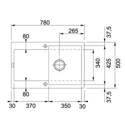 Кухонная мойка Franke Maris MRG 611-78 Fragranite (White) Thumb