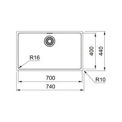 Кухонная мойка Franke Maris MRX 110-70 (Inox) Thumb