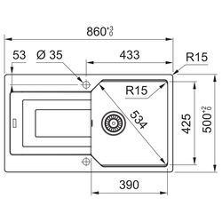 Кухонная мойка Franke Maris Urban UBG 611-86 114.0687.287 (Matte Black) Thumb