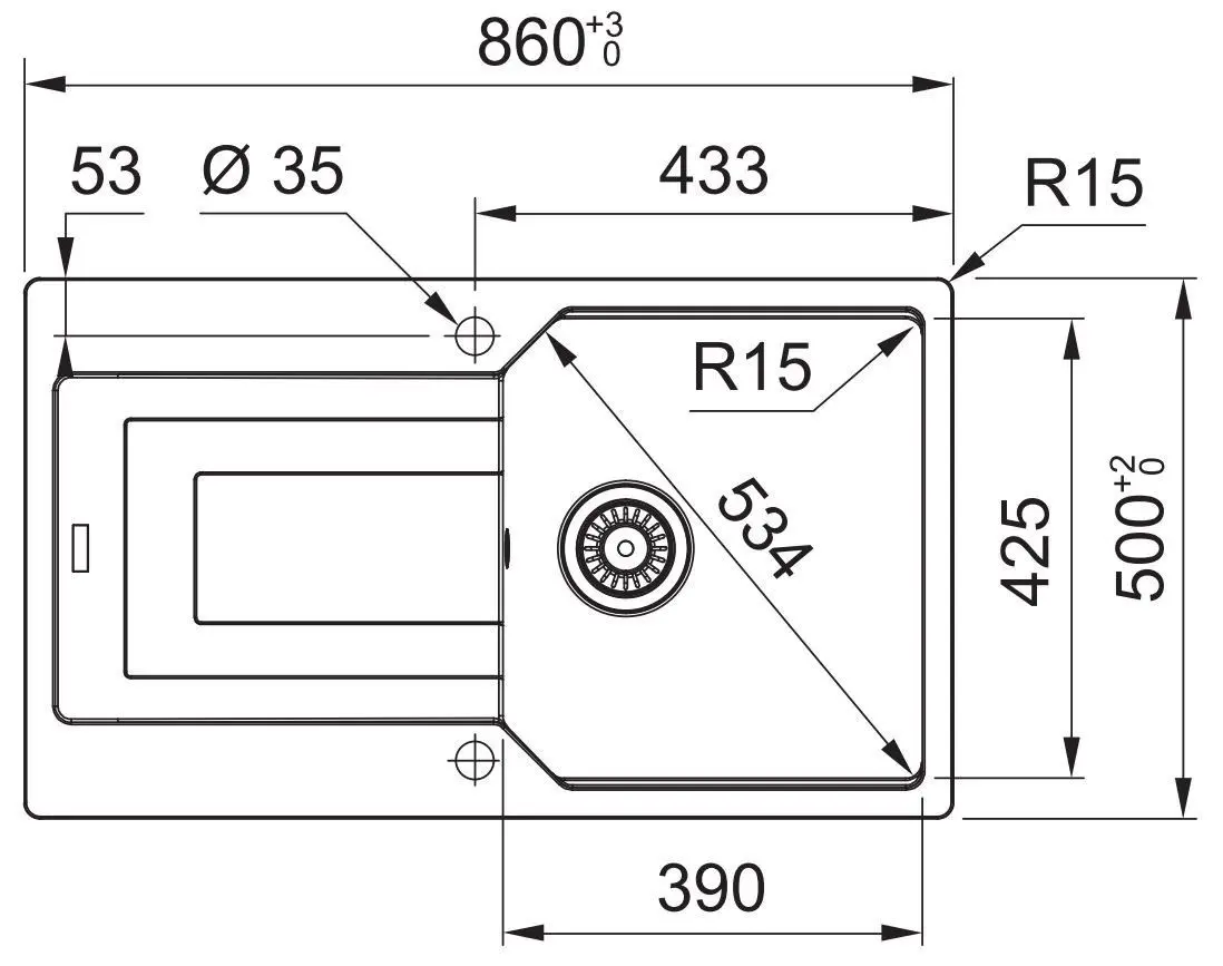 Кухонная мойка Franke Maris Urban UBG 611-86 114.0687.287 (Matte Black) - 2