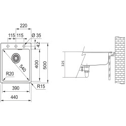 Кухонная мойка Franke MRG 610-39 (Black) Thumb