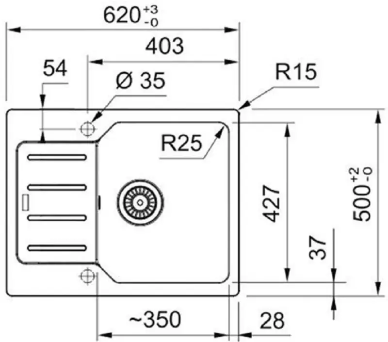 Кухонная мойка Franke UBG 611-62 (Sahara) - 2
