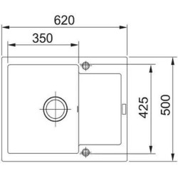 Мойка Franke MRG 611-62 62x50cm (Avena) Thumb