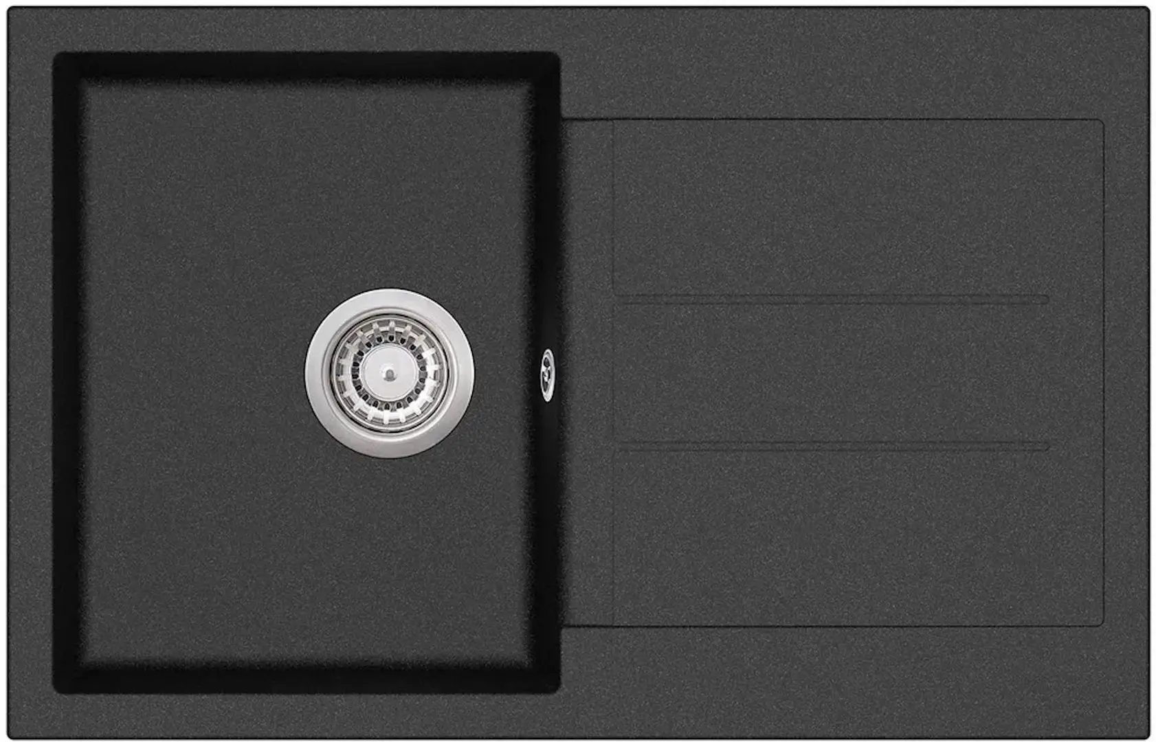  Кухонная мойка + смеситель Helika Tesa SQT101AW + 5523 (Black)