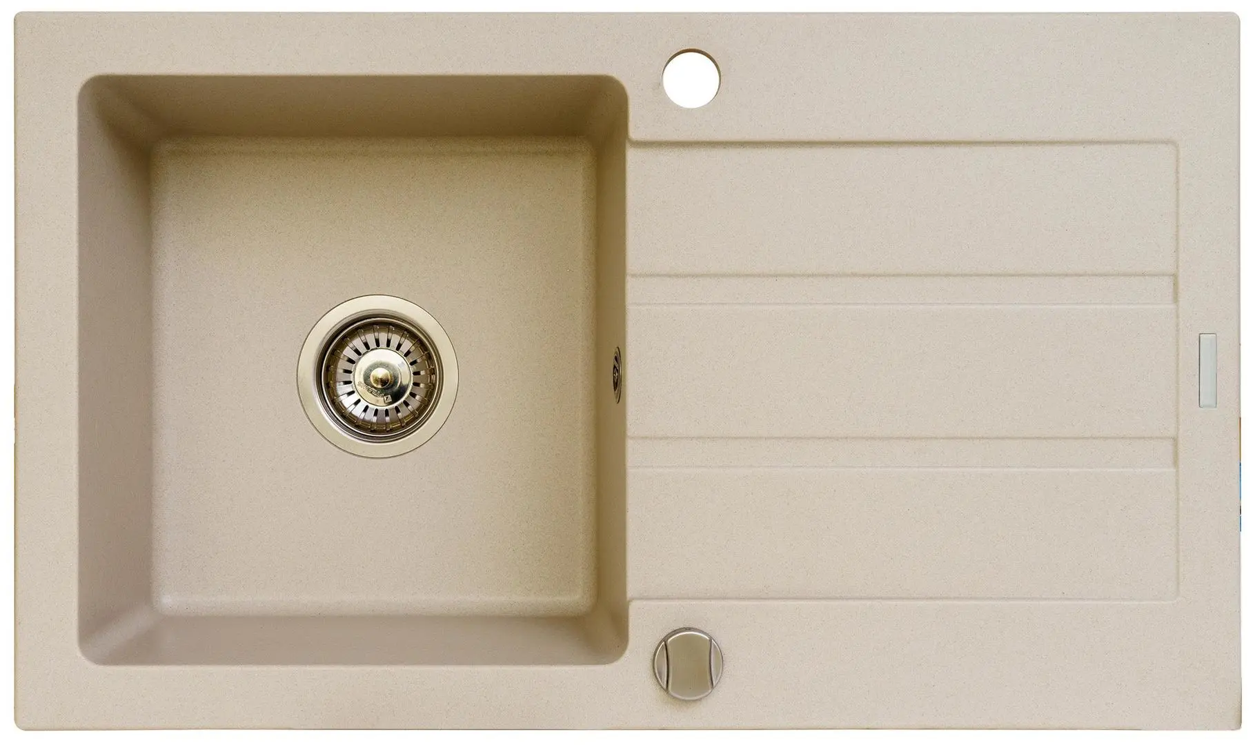 Кухонная мойка Maidsinks Promo 76x44 1B 1D (Beige)