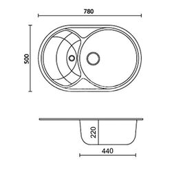 Кухонная мойка Mixxus HB8310-G319 (Sand) Thumb