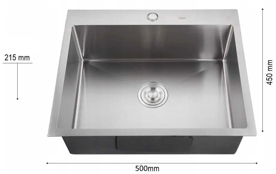 Chiuveta Mixxus HM5045-215.SUS304 (Chrome)