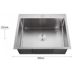 Кухонная мойка Mixxus HM5050-215.SUS304 (Chrome) Thumb