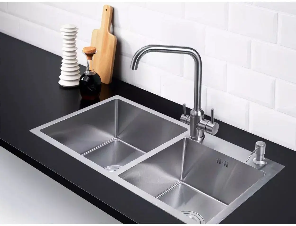 Кухонная мойка Mixxus HM7849D-215.SUS304 (Inox) - 2