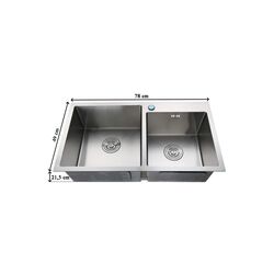 Кухонная мойка Mixxus HM7849D-215.SUS304 (Inox) Thumb