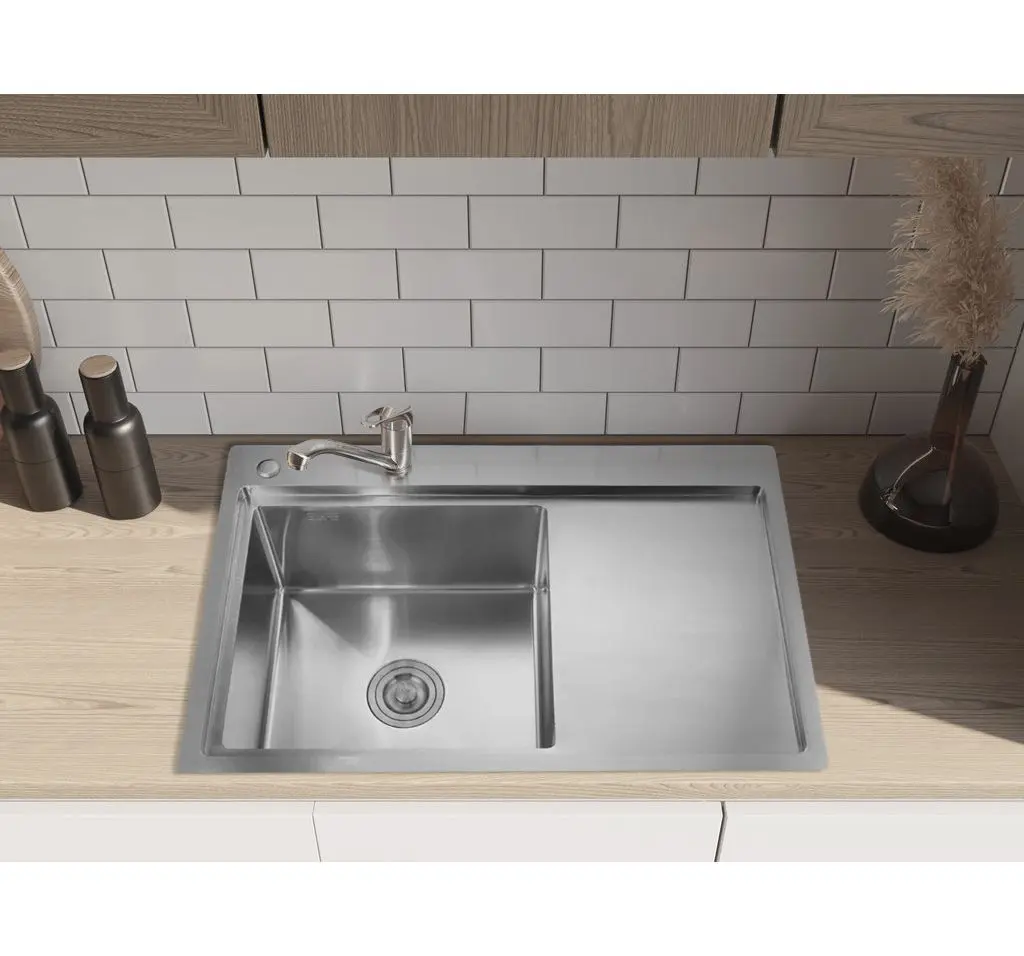 Кухонная мойка Mixxus HM7849L-215.SUS304 (Inox) - 2