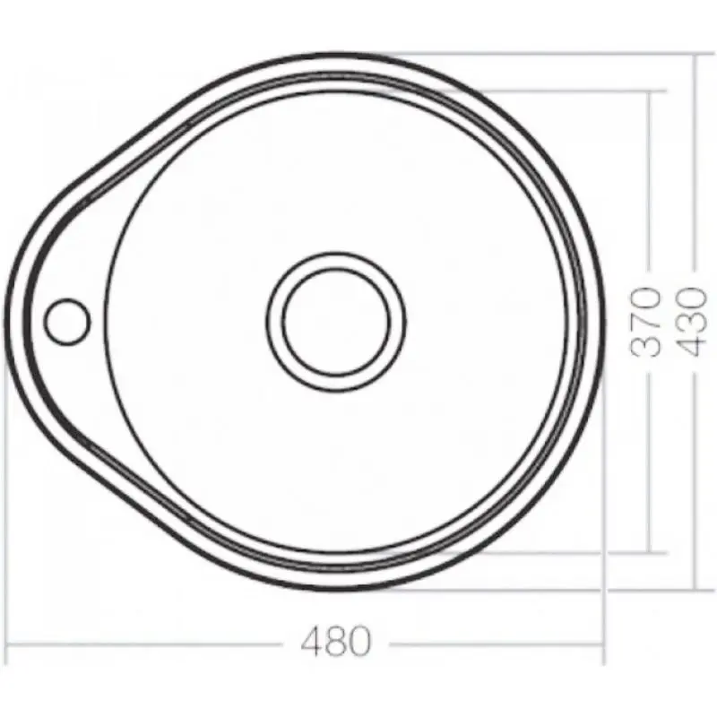 Chiuveta Mixxus Z4843-06-160MD (Satin) - 2