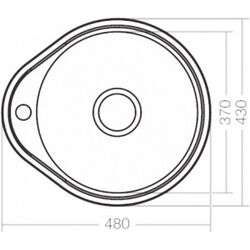 Кухонная мойка Mixxus Z4843-08-180MD (Satin) Thumb