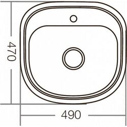 Кухонная мойка Mixxus Z4947-08-180D (Satin) Thumb