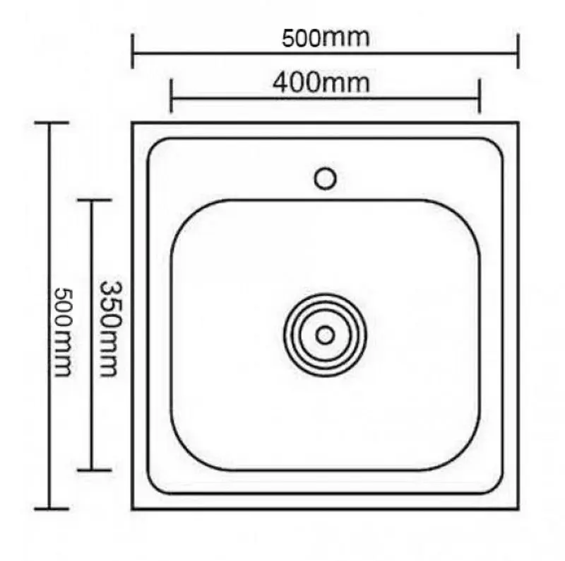Кухонная мойка Mixxus Z5050-06-160E (Satin) - 2