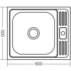Кухонная мойка Mixxus Z5060-06-160E (Satin) Thumb