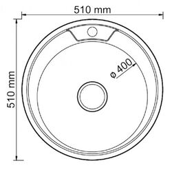 Кухонная мойка Mixxus Z510-08-180E (Satin) Thumb