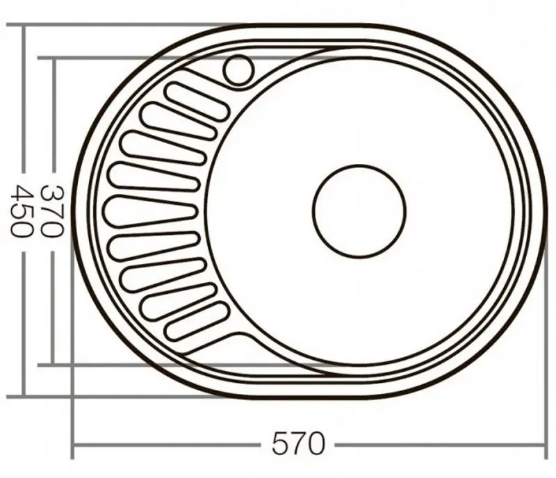 Кухонная мойка Mixxus Z5745-08-180D (Satin)