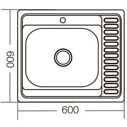 Chiuveta Mixxus Z6060R-04-160E (Satin) Thumb