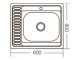 Кухонная мойка Mixxus Z6060R-06-160E (Satin)